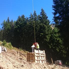 Travaux construction 2 télésièges Grand Tourmalet