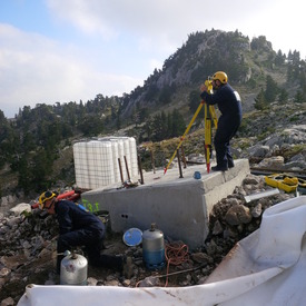 Construction télésiège 4 places PANORAMIQUE  la Pierre St Martin