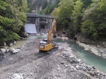 Reconstruction seuil Barrage de Gèdre