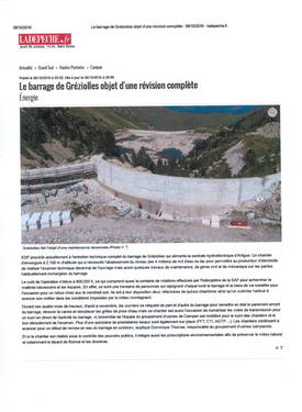 Barrage EDF Gréziolles