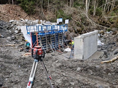 Culée du Pont d’accès chantier Total Energies