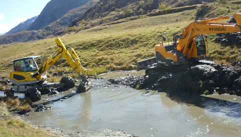 Travaux de dégravement